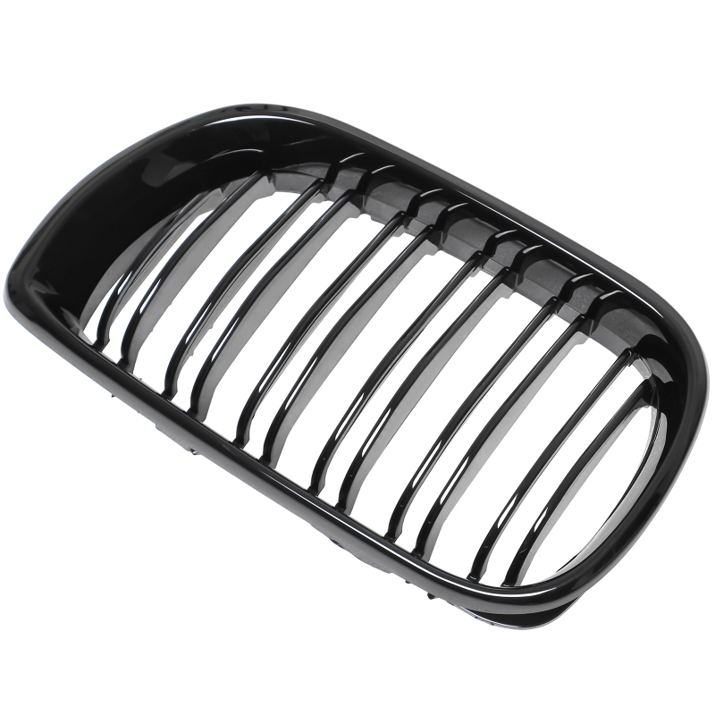 Nieren Grill glanz Schwarz Doppelsteg passend für BMW 3er E46 Facelift
