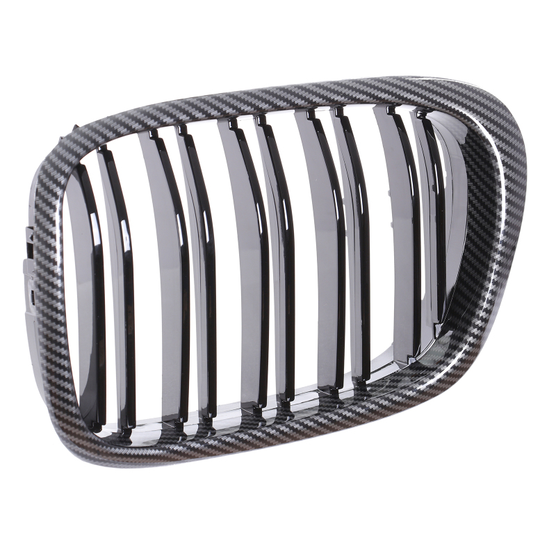 Nieren Grill Carbon Look Doppelsteg passend für BMW 5er E39
