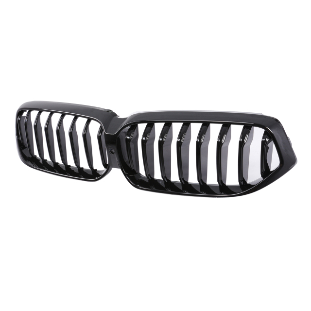 Nieren Grill glanz Schwarz Einzelsteg passend für BMW 6er G32 Facelift