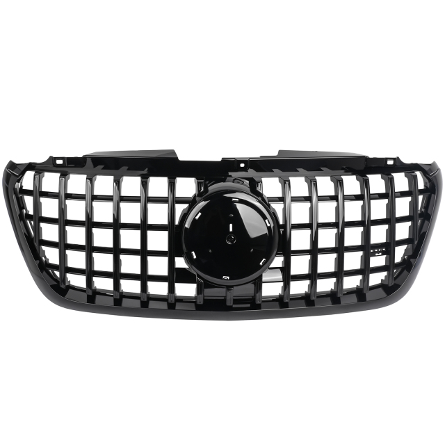 Kühlergrill Glanz Schwarz GT Panamericana Grill Passend für Mercedes-Benz Sprinter W907