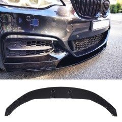 Spoilerlippe Frontlippe GLANZ SCHWARZ für BMW 2er F22 F23 M Paket