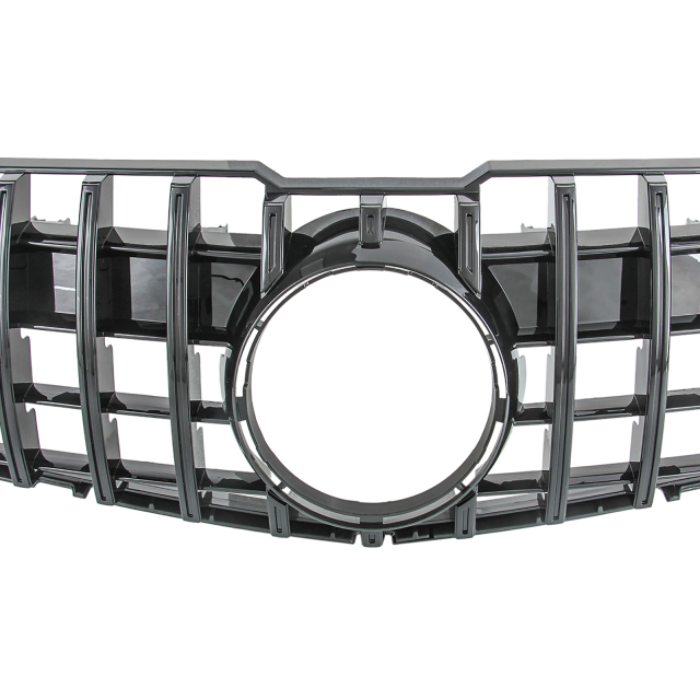 Kühlergrill glanz Schwarz GT Panamericana passend für Mercedes GLK X204 Vorfacelift
