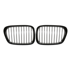 Nieren Grill glanz Schwarz Einzelsteg passend für BMW 5er E39 Vorfacelift