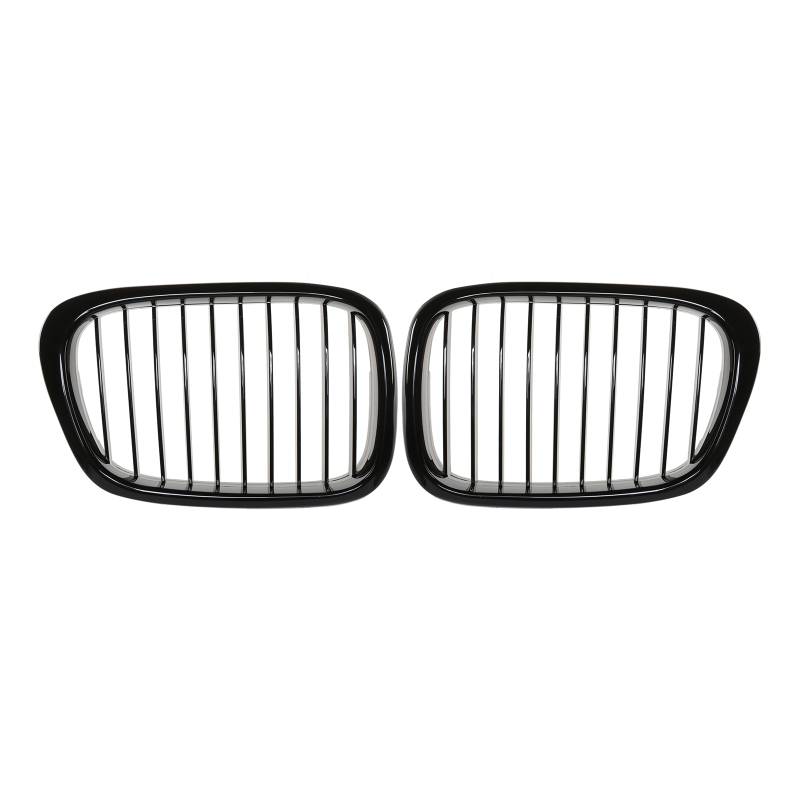 Nieren Grill glanz Schwarz Einzelsteg passend für BMW 5er E39 Vorfacelift