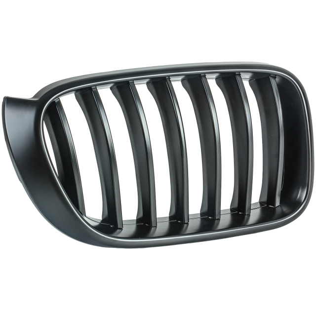 Nieren Grill matt Schwarz Einzelsteg passend für BMW X3 F25 F26 Facelift