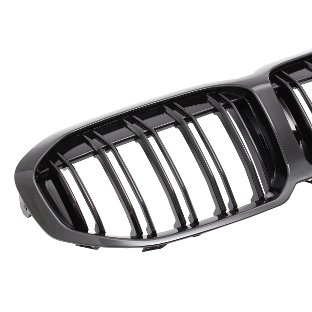 Nieren Grill glanz Schwarz Doppelsteg passend für BMW 1er F40