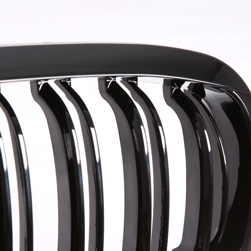 Nieren Grill glanz Schwarz Doppelsteg passend für BMW 3er Coupe E46 Facelift