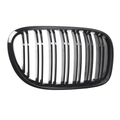 Nieren Grill glanz Schwarz Einzelsteg passend für BMW 7er F01 F02 F03 F04