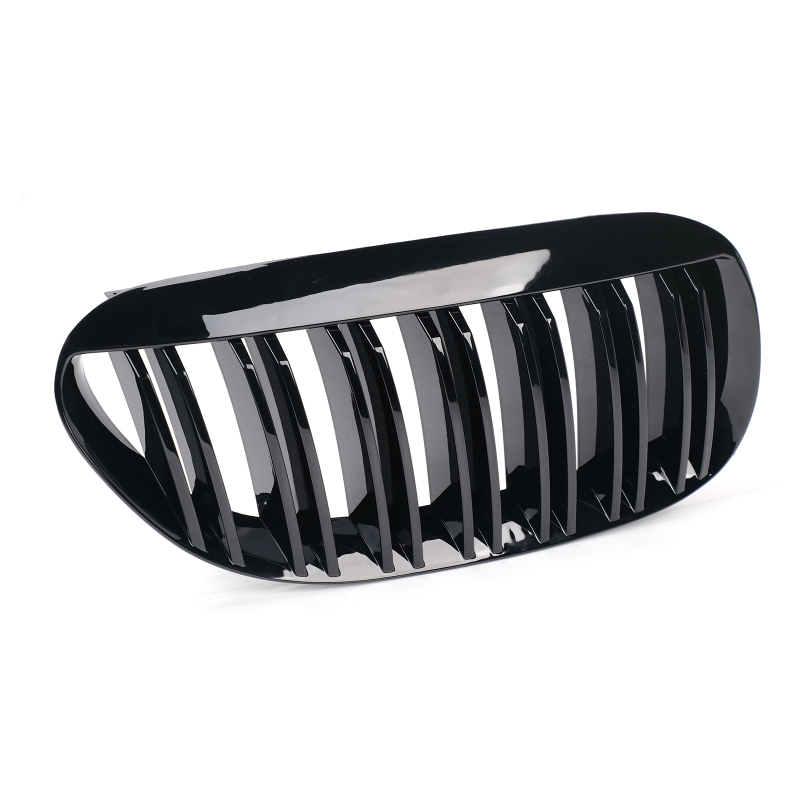 Nieren Grill glanz Schwarz Doppelsteg passend für BMW 6er E63 E64