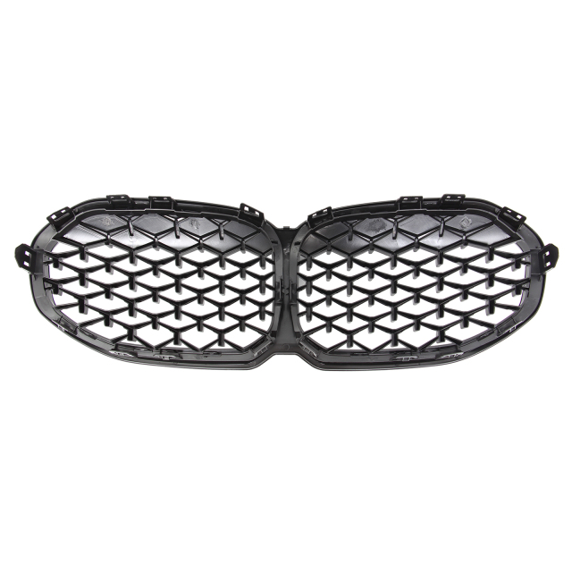 Nieren Grill glanz Schwarz Mesh-Design passend für BMW 1er F40