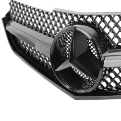 Kühlergrill glanz Schwarz AMG Look Classic passend für Mercedes E-KlasseCoupe C207 A207 Vorfacelift