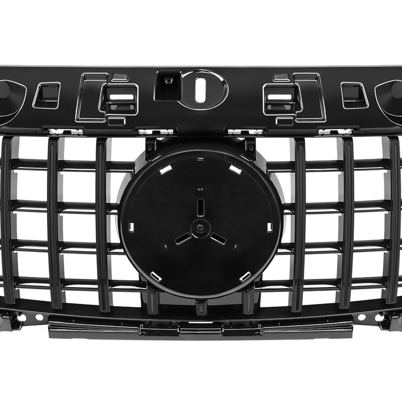 Kühlergrill Glanz Schwarz GT Look Grill passt für Mercedes-Benz Citian W420