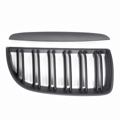 Nieren Grill matt Schwarz Doppelsteg passend für BMW 3er E90 E91 Vorfacelift