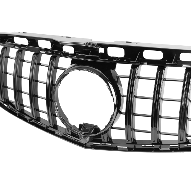 Kühlergrill glanz Schwarz GT Panamericana passend für Mercedes E-Klasse W212 S212 Facelift