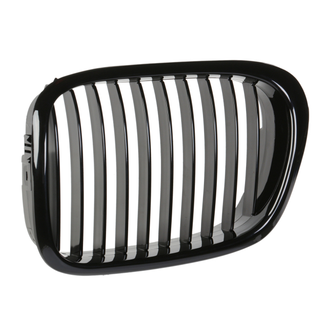 Nieren Grill glanz Schwarz Einzelsteg passend für BMW 5er E39 Vorfacelift