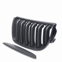 Nieren Grill matt Schwarz Doppelsteg passend für BMW 3er E90 E91 Vorfacelift