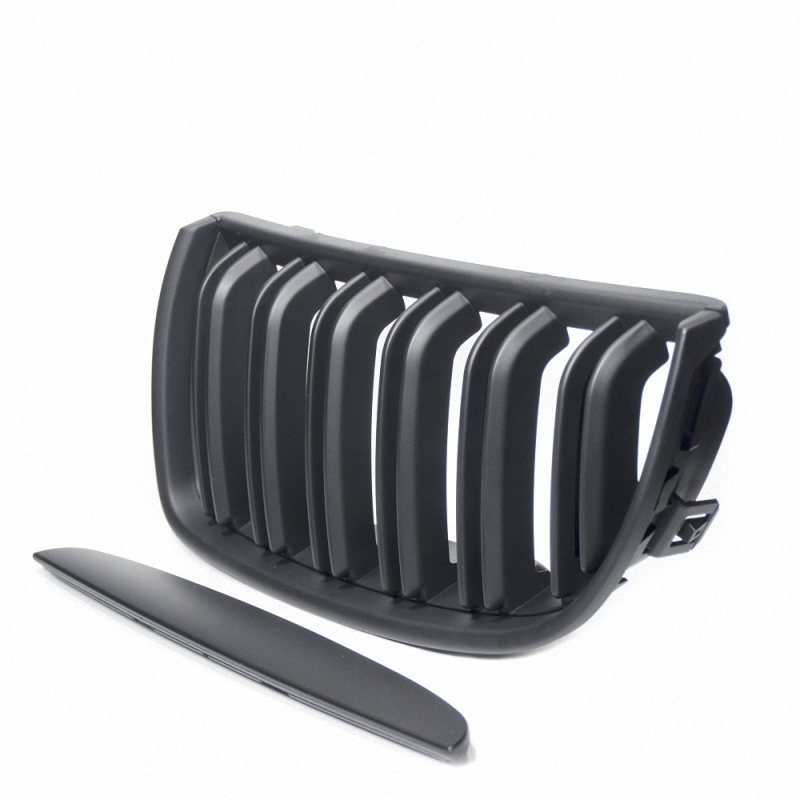 Nieren Grill matt Schwarz Doppelsteg passend für BMW 3er E90 E91 Vorfacelift