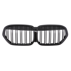 Nieren Grill glanz Schwarz Doppelsteg passend für BMW X1 F48 Facelift