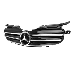 Kühlergrill glanz Schwarz Chrom Classic passend für Mercedes SLK R170
