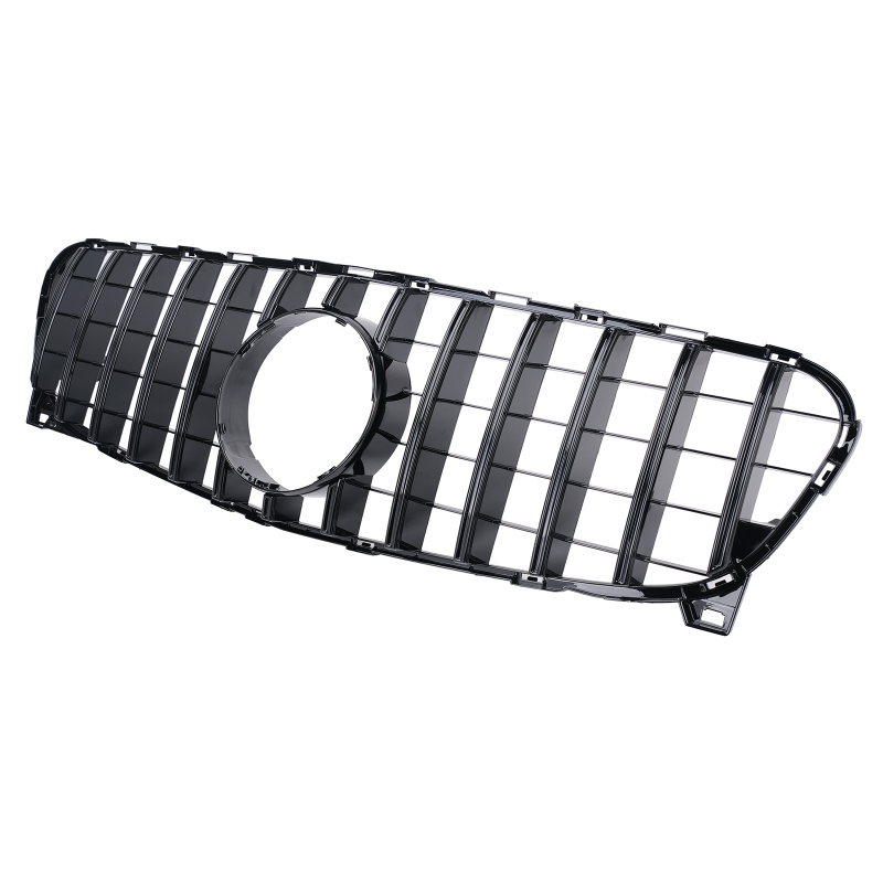 Kühlergrill glanz Schwarz GT Panamericana passend für Mercedes GLA X156 Vorfacelift