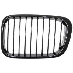 Nieren Grill glanz Schwarz Einzelsteg passend für BMW 3er E46 Vorfacelift