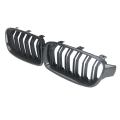 Nieren Grill Carbon Look Doppelsteg passend für BMW 3er F30 F31