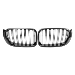 Nieren Grill glanz Schwarz Doppelsteg passend für BMW X3 F25 F26 Facelift