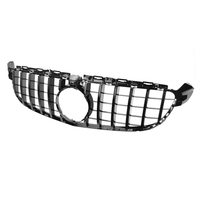 Kühlergrill glanz Schwarz GT Panamericana passend für Mercedes C-Klasse W205 C63 Vorfacelift