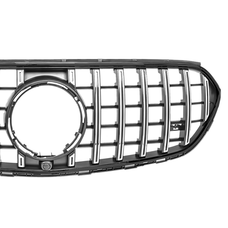 Kühlergrill Chrom Schwarz GT Panamericana passend für Mercedes GLC X254 C254 Serienausstattung