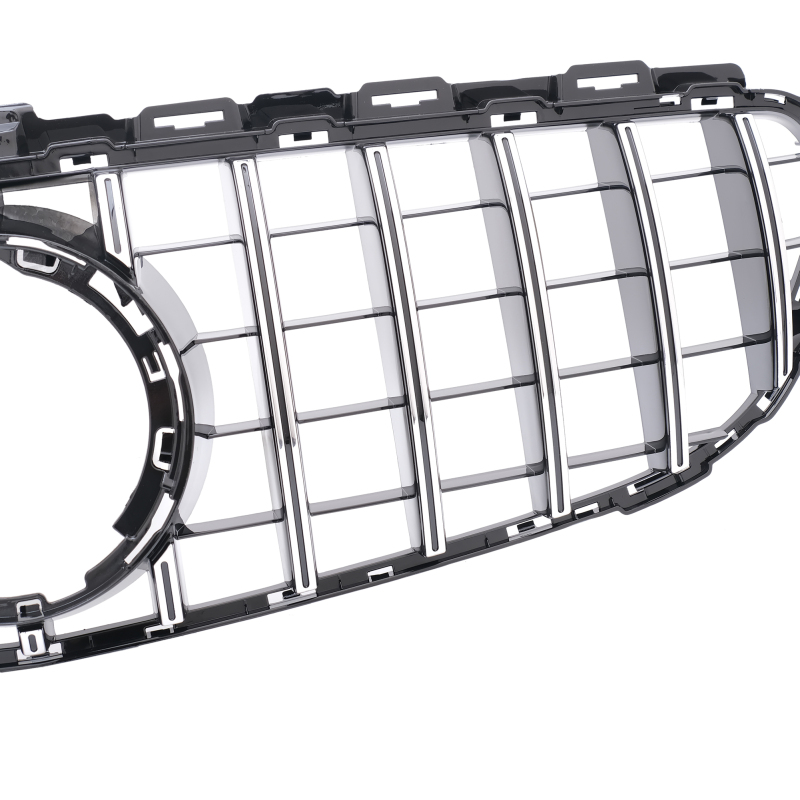 Kühlergrill Chrom GT Panamericana passend ohne Kamera für Mercedes C-Klasse W205 S205 C205 A205 Facelift