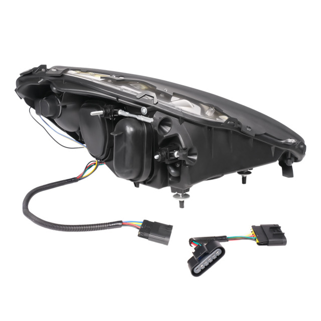 Front Scheinwerfer Schwarz für Chevvy Corvette C6 Coupe Cabrio. Bj. 2005-2013
