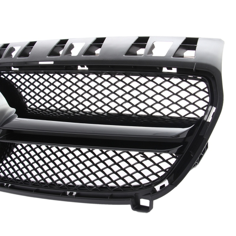 Kühlergrill glanz Schwarz AMG Look passend für Mercedes A-Klasse W176 Vorfacelift