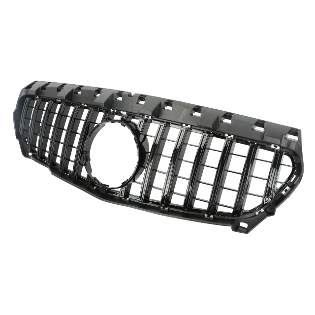 Kühlergrill glanz Schwarz GT Panamericana passend für Mercedes CLA C117 X117 Vorfacelift