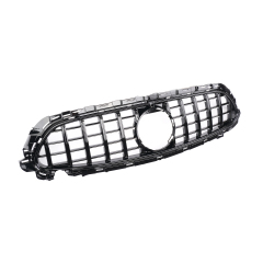 Kühlergrill glanz Schwarz GT Panamericana passend für Mercedes E-Klasse W213 S213 C238 A238 Facelift AMG-Paket