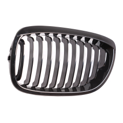 Nieren Grill glanz Schwarz Einzelsteg passend für BMW 3er Coupe E46 Facelift