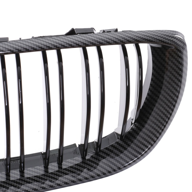 Nieren Grill Carbon Look Doppelsteg passend für BMW 3er E46 Facelift
