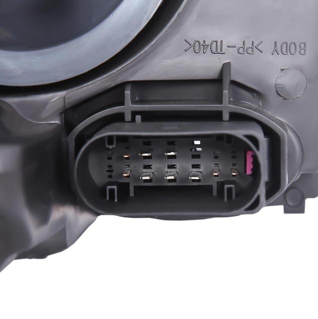 2x Front Scheinwerfer für Ford Focus III MK3 Facelift Schwarz Hauptscheinwerfer