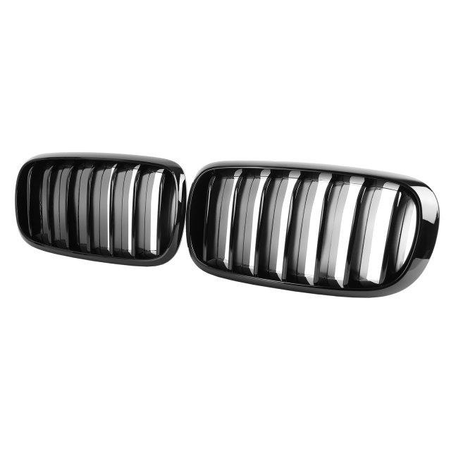 Nieren Grill glanz Schwarz Einzelsteg passend für BMW X5 F15 F16