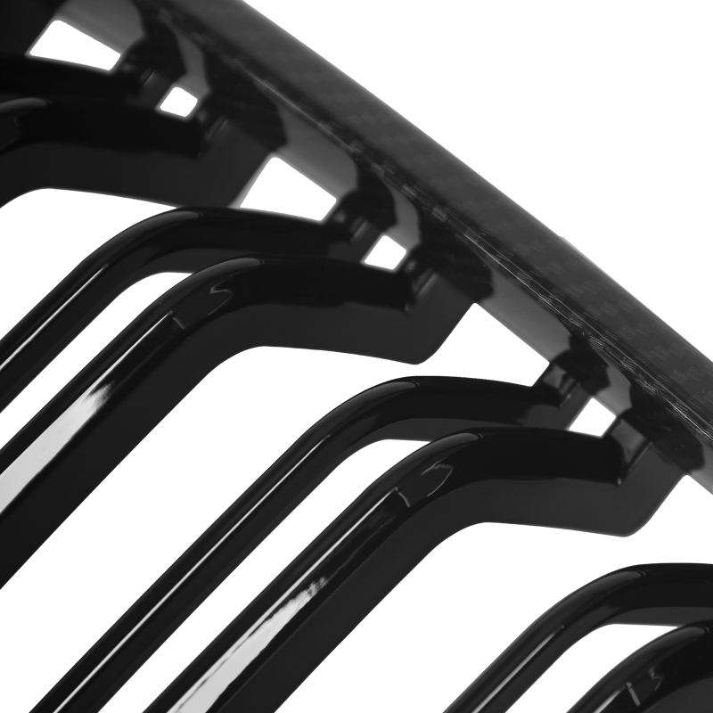 Nieren Grill Carbon Look Doppelsteg passend für BMW 5er E60 E61