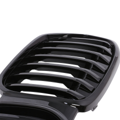 Nieren Grill glanz Schwarz Einzelsteg passend für BMW X1 F48 Facelift