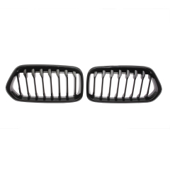 Nieren Grill glanz Schwarz Einzelsteg passend für BMW X2 F39