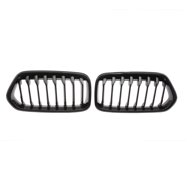 Nieren Grill glanz Schwarz Einzelsteg passend für BMW X2 F39