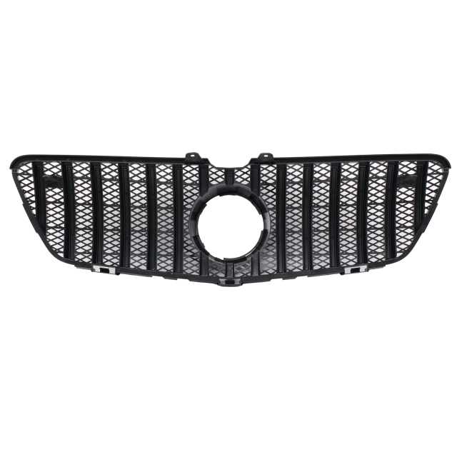 Kühlergrill glanz Schwarz GT Panamericana passend für Mercedes R-Klasse R251 V251 Facelift