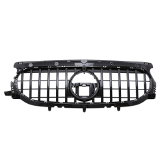 Kühlergrill glanz Schwarz GT Panamericana passend für Mercedes GLA H247 AMG-Paket