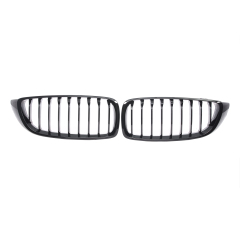 Nieren Grill glanz Schwarz Einzelsteg passend für BMW 4er F32 F33 F36 F80 F82 F83
