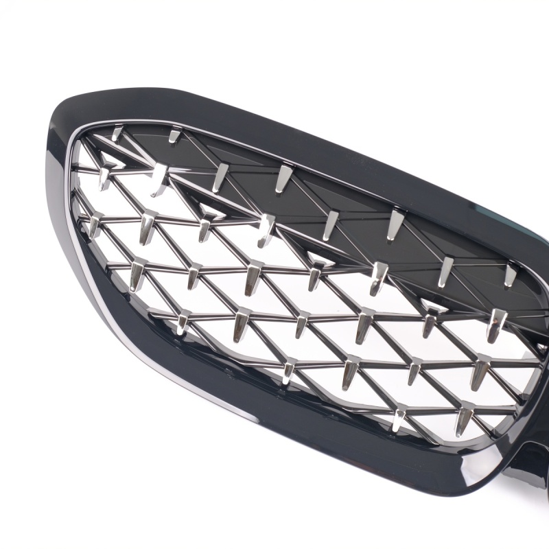 Nieren Grill Schwarz Chrom Mesh-Design passend für BMW 3er G20 G21