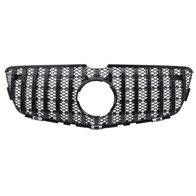 Kühlergrill glanz Schwarz GT Panamericana passend für Mercedes R-Klasse R251 V251 Facelift