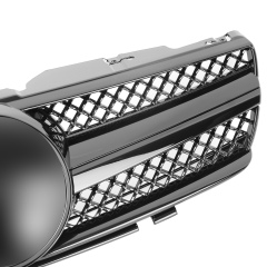 Kühlergrill glanz Schwarz AMG Look passend für Mercedes SL R230 Vorfacelift
