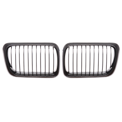 Nieren Grill glanz Schwarz Einzelsteg passend für BMW 3er E36 Facelift