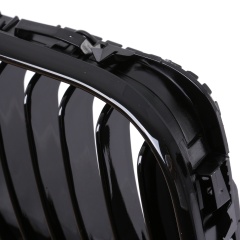 Nieren Grill glanz Schwarz Einzelsteg passend für BMW 3er E46 Facelift